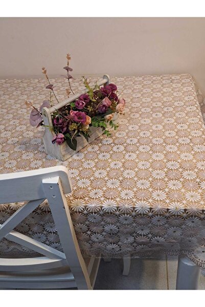 Başak Ev Tekstili Patterned Imported PVC Tarp - Wipeable Table Cloth
