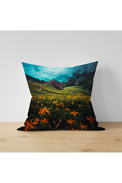 EVSEHOMES HUSĂ KIRLENT CU IMPRIMARE DIGITALĂ PE SCENERIE FLOREALĂ