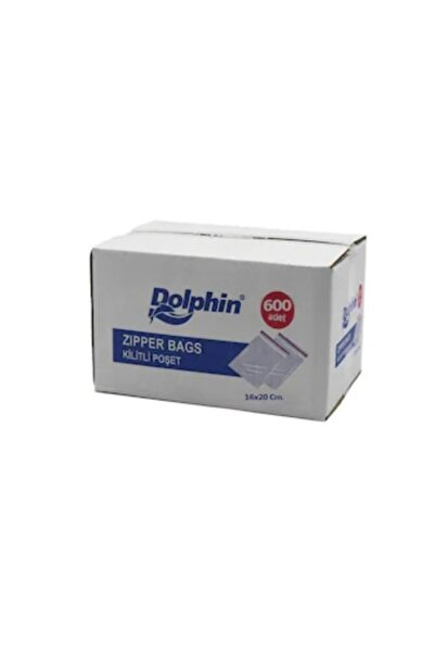 DOLPHİN KİLİTLİ POŞET 16X20 CM PAKET İÇİ 600 ADET