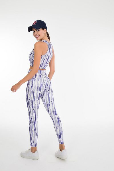 Yenimodam Model 3022 Set crop colanți sport
