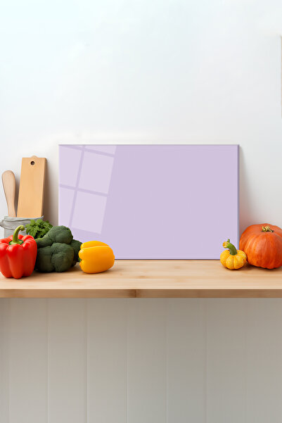 Rosyvien لوح تقطيع زجاجي بلون أرجواني، ساق سيليكون، لوح تقطيع للعرض، مقسى ومقشر