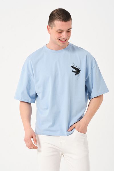 Owut Collection Ανδρικό μπλουζάκι με στάμπα με λαιμόκοψη