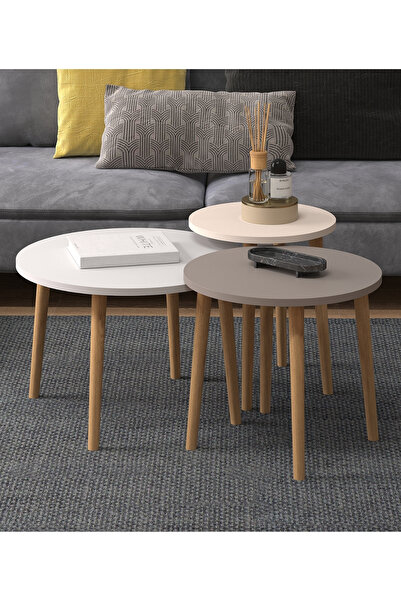 Monte Sehpa Roma 3'lü Orta Sehpa