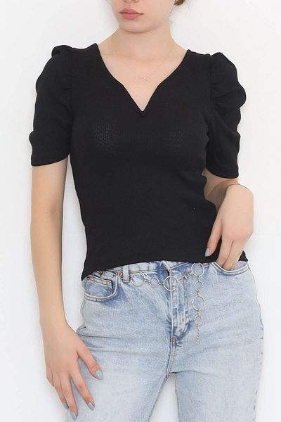 Moka Shopin Princess Sleeve Blouse Black - 11697.1567