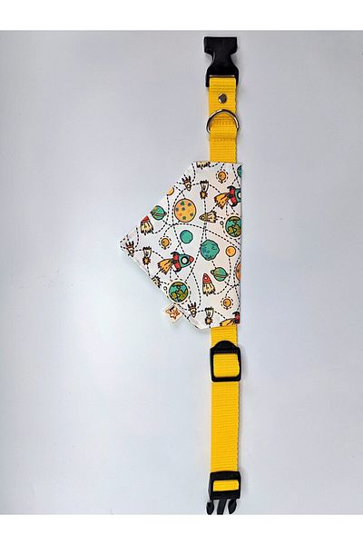 UTDpet Dog Collar with Space Scarf