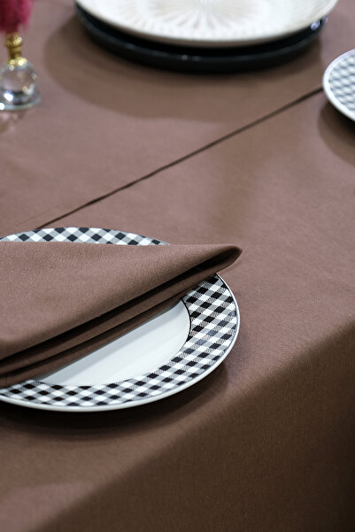 sevilya Dream 8 Piece Table Cloth Set (Salon Table Cloth, Runner, 6-Piece Napkin)