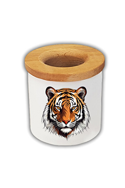 lili hediyelik Cutie pentru creion cu imprimeu tigru