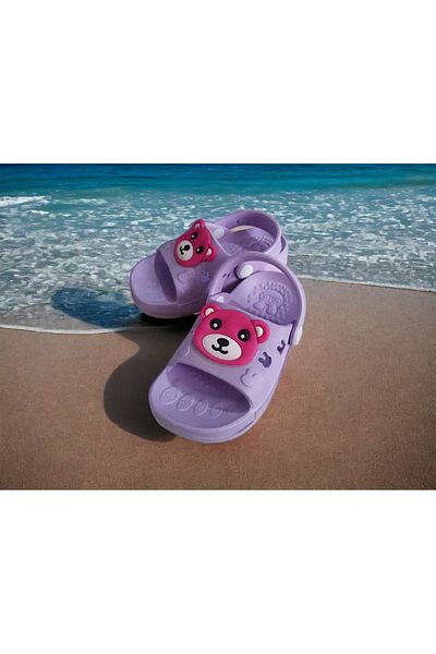 ÇEÇEN HOME (1 Piece) CHILD CROSS SLIPPERS GARDEN SLIPPERS BEACH BEACH BATH SLIPPERS