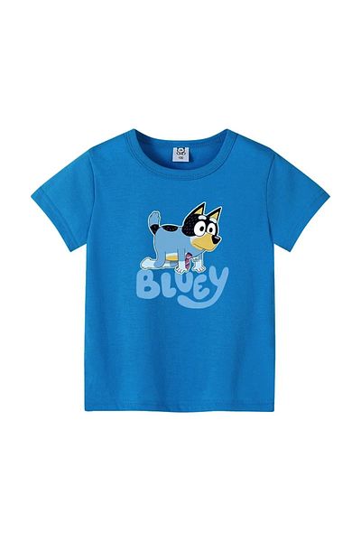 CACTUS COLLECTION Tricou de vară pentru copii cu imprimeu BLUEY BUMBAC