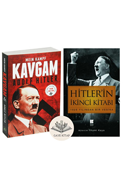 Akif Yayınları Kavgam (Orjinal Dilden Çeviri Tam Metin) ve Hitler'in İkinci Kitabı ( 2 Kitap Set )