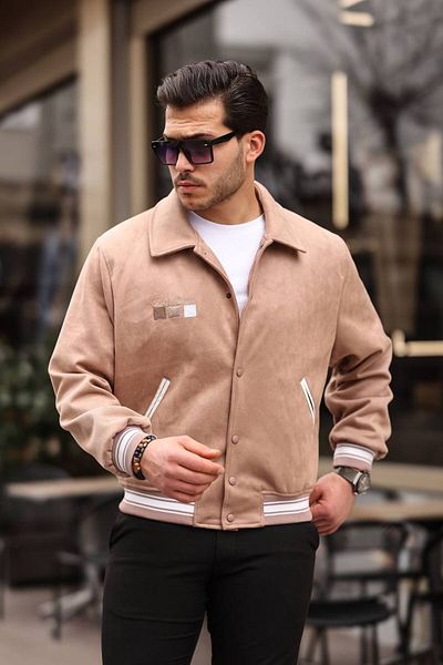 Oliggopol Ανδρικό μπουφάν Suede Mink
