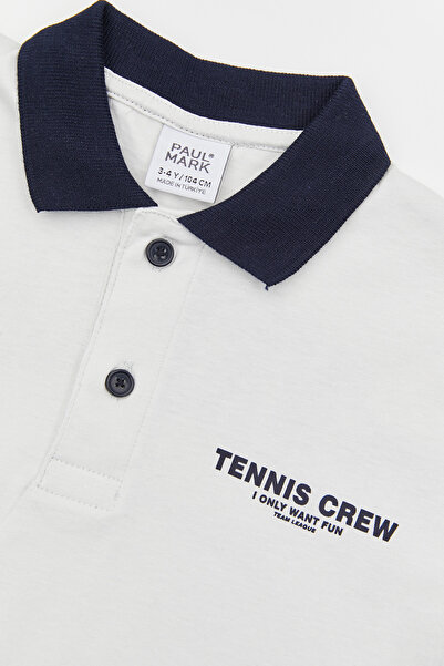 PAULMARK BOY'S POLO NECK T-SHIRT R-7649