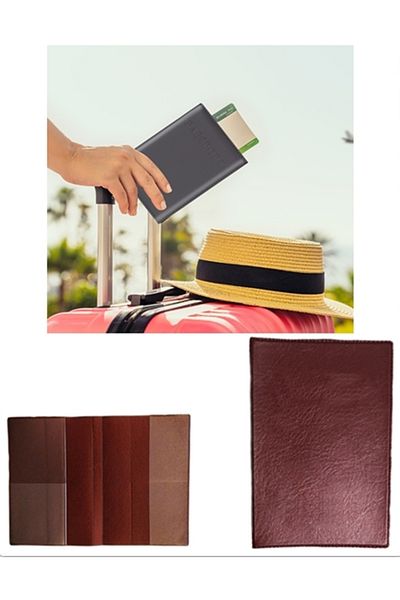 Boldy Passport Cover - Passport Protection Cover with Pocket - Passport Protector - Passport Wallet - Passport Holder