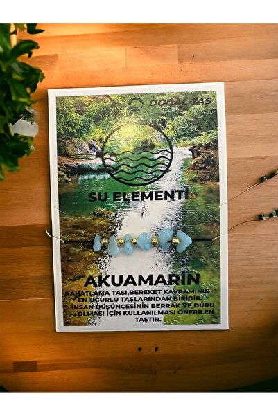 bidolusarf Doğal Taş Bileklik Çakra