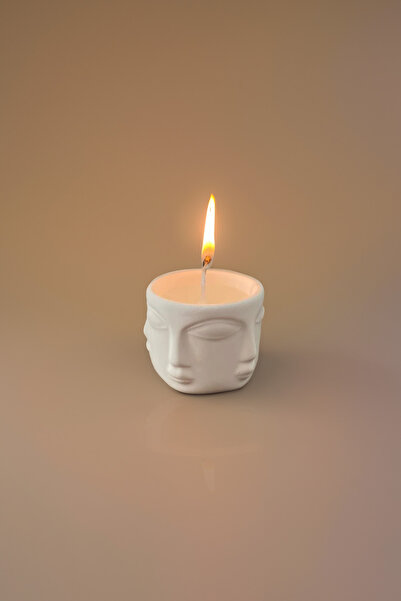 OBLİVİON Havelka Mum Dekoratif Mumluk Lavanta Kokulu Havelka Mum