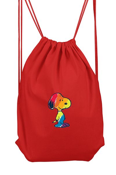 herotasarım Αθλητικό σακίδιο πλάτης Snoopy Rainbow - BLL4518