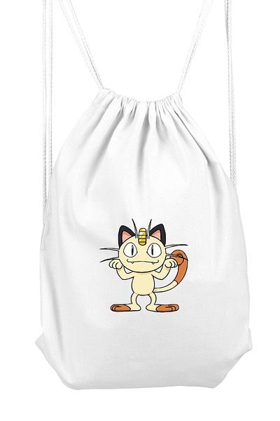 herotasarım Αθλητικό σακίδιο πλάτης Pokemon Pattern Meow - BLL4799