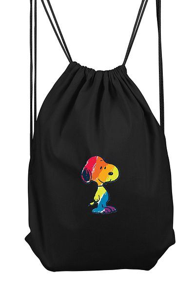 herotasarım Αθλητικό σακίδιο πλάτης Snoopy Rainbow - BLL4518