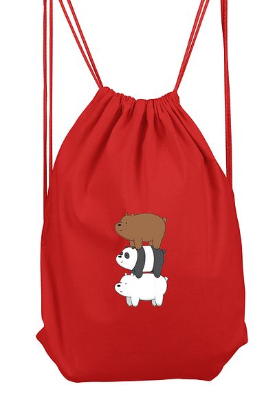 herotasarım Sports Style Kafadar Bears Backpack - BLL4812