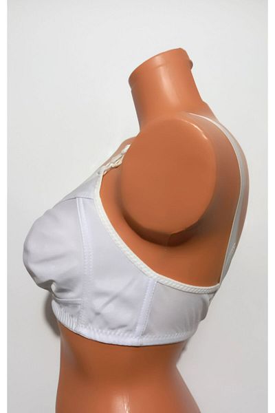 Liza Fixed Strap and Gathering B-Cup Bra - No Padding and No Underwire