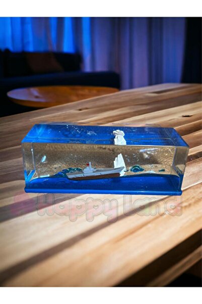 CNGZSHOP Sevgililer Günü Batmayan Gemi Dekor Sevgiliye Hediye Doğum Günü Yıl Dönümü Hediyelik