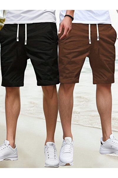 MOONBULL Мъжки къси панталони с връзки от 2 части