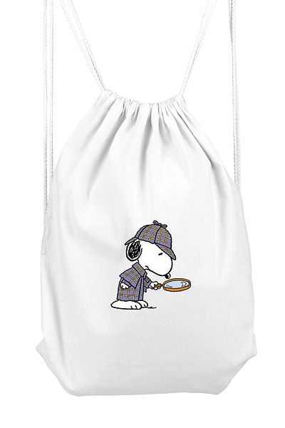 herotasarım Αθλητικό σακίδιο πλάτης Snoopy Detective - BLL4697