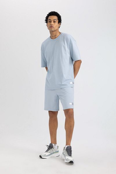 DeFacto Κοντό πόδι Slim Fit Φούτερ Ύφασμα - Σορτς A1625ax24sm