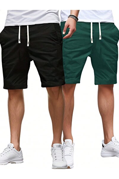MOONBULL Мъжки къси панталони с връзки от 2 части