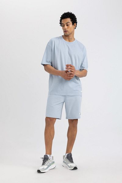 DeFacto Κοντό πόδι Slim Fit Φούτερ Ύφασμα - Σορτς A1625ax24sm