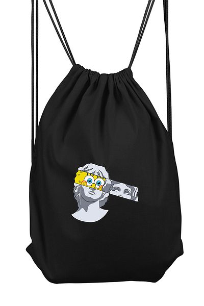 herotasarım Αθλητικό σακίδιο πλάτης Bob Sponge - BLL4879