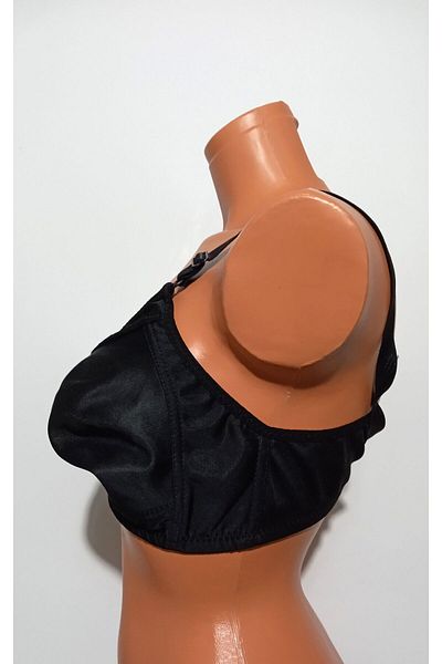 Liza Fixed Strap and Gathering B-Cup Bra - No Padding and No Underwire