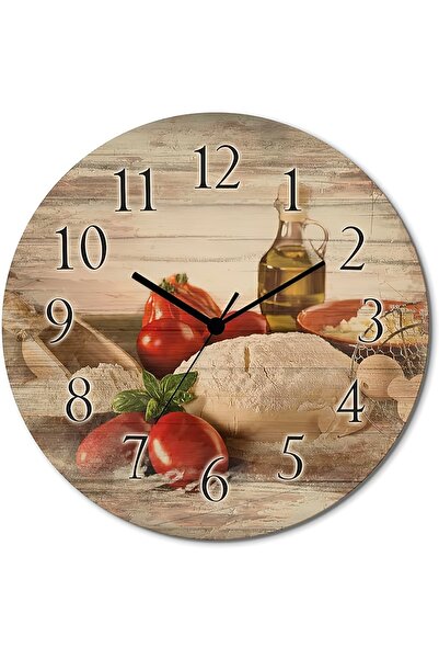 Bilge Lazer bilge Tasarım   RETRO   Duvar Saati 35 x 35 CM