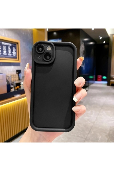 Go Aksesuar Iphone 13 VE 14  Uyumlu Darbe Önleyici Mat Lansman Silikon Kılıf