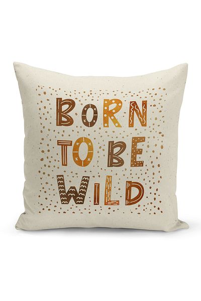 Bertille Home Set of 4 Digital Printed Double Sided Children's Baby Throw Pillow Covers