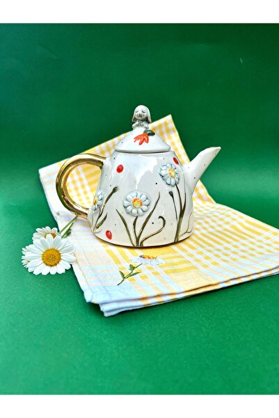 MAMALİZA Bunny teapot. El yapımı porselen demlik.