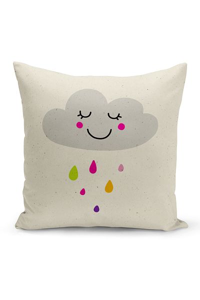 Bertille Home Set of 4 Digital Printed Double Sided Children's Baby Throw Pillow Covers