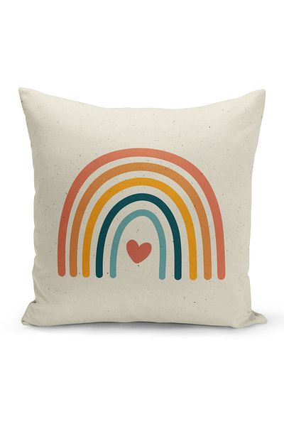 Bertille Home Set of 4 Digital Printed Double Sided Children's Baby Throw Pillow Covers