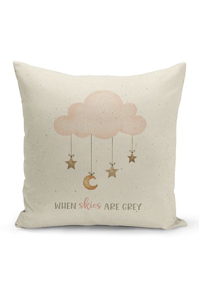 Bertille Home Set of 4 Digital Printed Double Sided Children's Baby Throw Pillow Covers