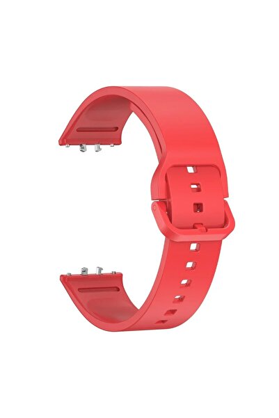 NANOSPACE Samsung Galaxy Fit 3 İle Uyumlu Silikon Spor Kordonlu Klasik Kayış ...