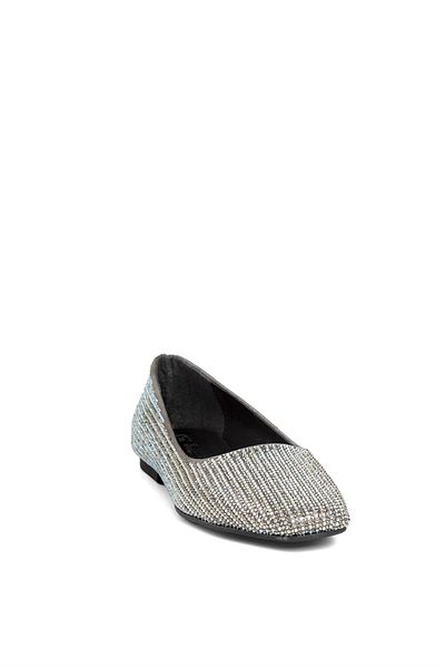 MİSS PARK MODA PM38 K2031 Women's Ballerinas Platinum