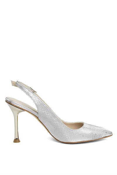 MİSS PARK MODA PM450 K099/2 Pantofi de damă cu toc înalt argintiu