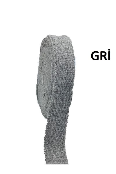 U5 FASHION Μήκος 20 μέτρα 1 εκατοστά πλάτος Houndstooth Extrafor Grey Narrow Woven Ribbon