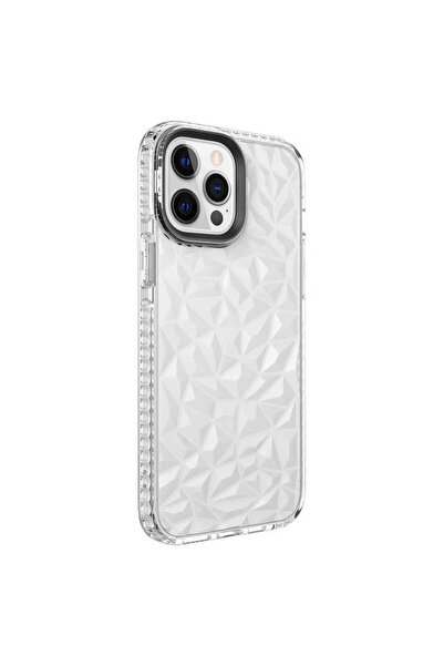 Bilişim Aksesuar iPhone 13 Pro Max Uyumlu Zore Buzz Kılıf-Beyaz