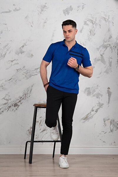 AKÇAYLAR Поло з мікрофіламентної тканини, облягаючий, чоловічий футболка