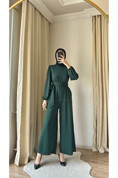 BestShopping Kuşaklı Tesettür Tulum