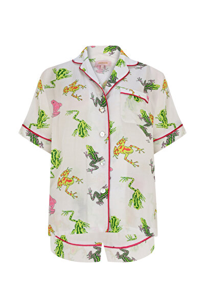 Menam Frog Şortlu Pijama Takımı