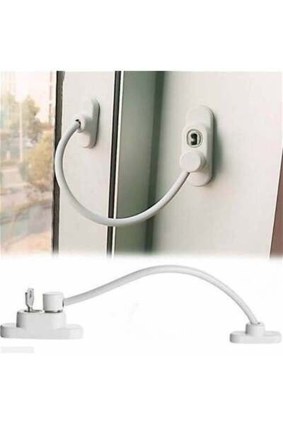 abnturk 5 Adet Çelik Halatlı Kapı Pencere Için Güvenli Kilit, Pvc Kapı Pencer...