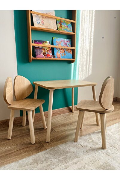 Adenwoodart Montessori Aktivite Ve Etkinlik Yaz - Sil Oyun Masa Sandalye 1 Masa 2 Sandalye Mickey Kulak