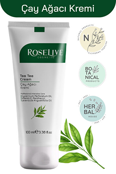 Roselive Çay Ağacı Kremi 100 mL